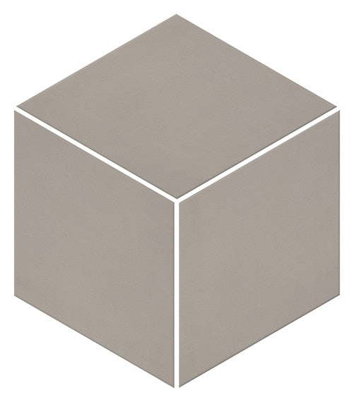 American Olean Neoconcrete 3D Cube 12" x 12" Porcelain Mosaic