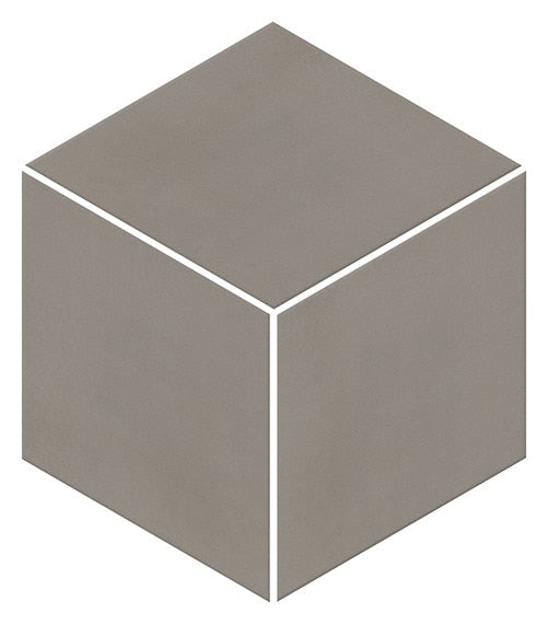 American Olean Neoconcrete 3D Cube 12" x 12" Porcelain Mosaic