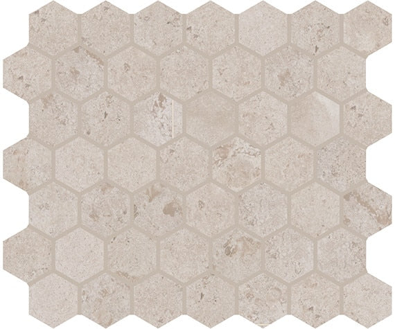 American Olean Rochester 1.5" Hexagon 12" x 14" Ceramic Mosaic