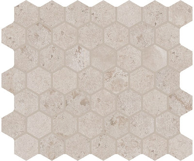 American Olean Rochester 1.5" Hexagon 12" x 14" Ceramic Mosaic