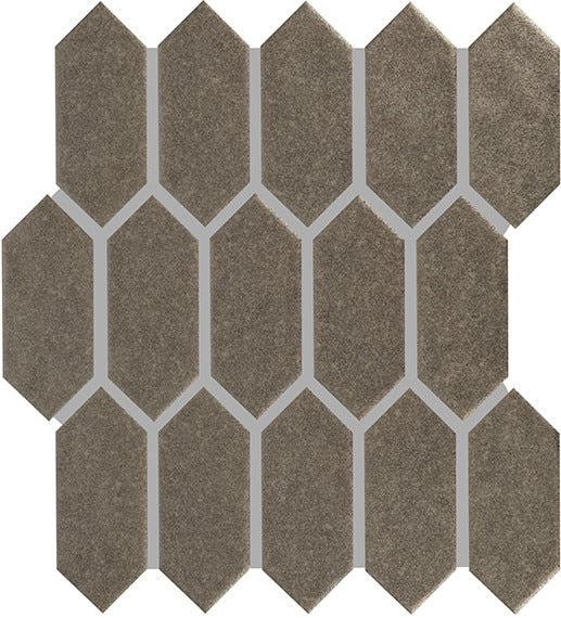 Marazzi Artezen 2 x 5 Picket 11" x 12" Ceramic Mosaic