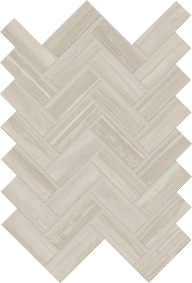 Daltile Prime 1 x 3 Herringbone 9" x 12" Ceramic Mosaic