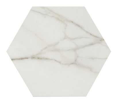 American Olean Mythique Marble Hex 7.88" x 9.13" Ceramic Tile