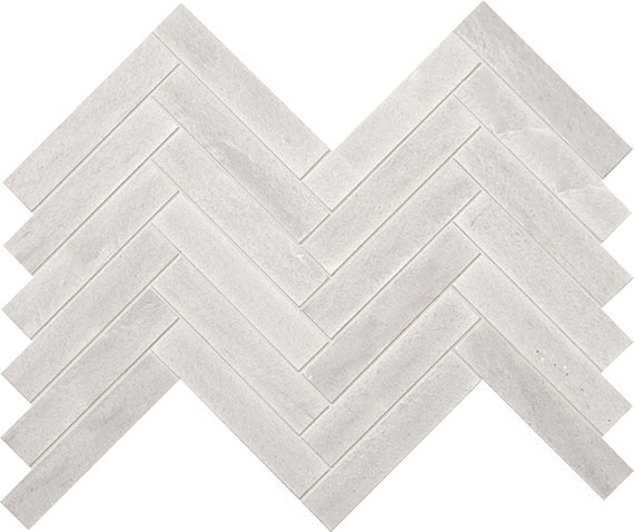 Marazzi Haven Point 1 x 6 Chevron 10" x 13" Natural Stone Mosaic