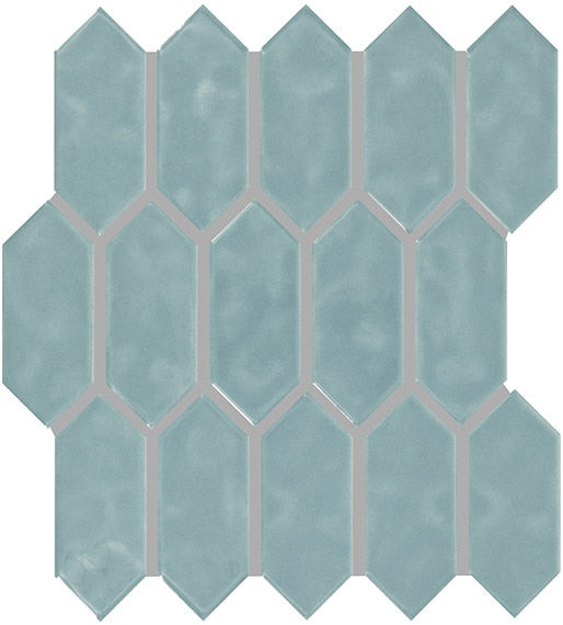 Marazzi Artezen 2 x 5 Picket 11" x 12" Ceramic Mosaic