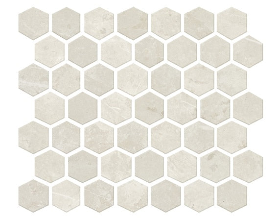 Daltile Prime 1.5 x 1.5 Hexagon 12" x 14" Ceramic Mosaic