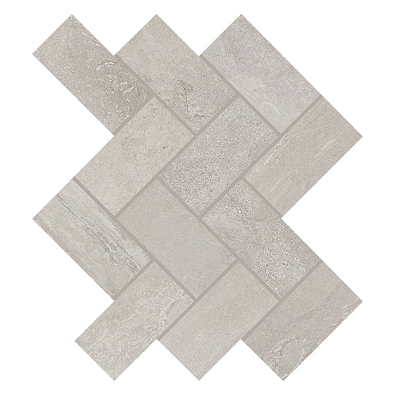 Daltile Advantage 2 x 4 Herringbone 12" x 14" Ceramic Mosaic