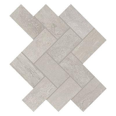 Daltile Advantage 2 x 4 Herringbone 12" x 14" Ceramic Mosaic