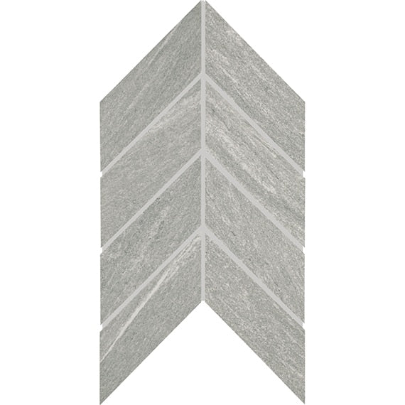 American Olean Montesano 2 x 5 Chevron 7" x 14" Porcelain Mosaic