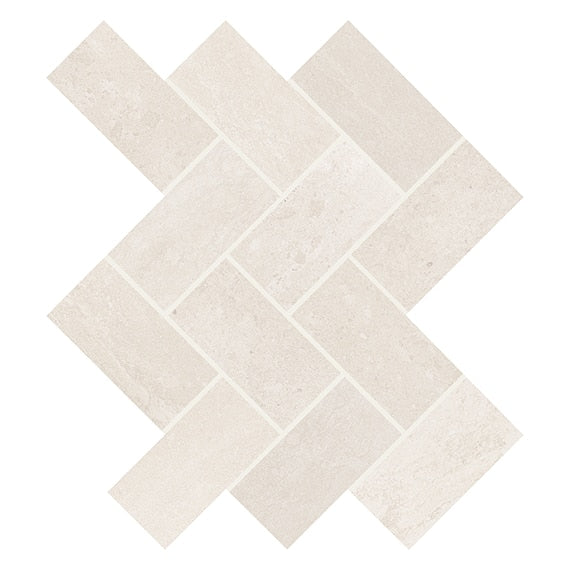 Daltile Advantage 2 x 4 Herringbone 12" x 14" Ceramic Mosaic