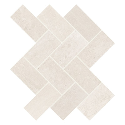 Daltile Advantage 2 x 4 Herringbone 12" x 14" Ceramic Mosaic