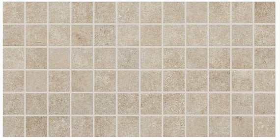 American Olean Historic Limestone 2 x 2 Straight Joint 12" x 24" Porcelain Mosaic