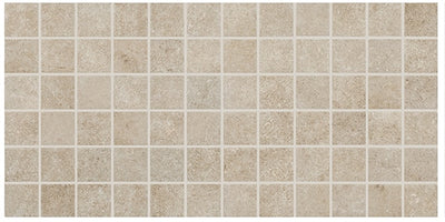 American Olean Historic Limestone 2 x 2 Straight Joint 12" x 24" Porcelain Mosaic