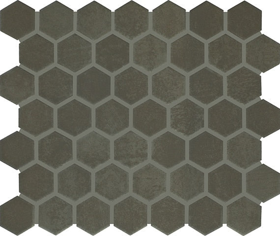 Marazzi Moroccan Concrete 1.5" Hexagon 10" x 12" Ceramic Mosaic