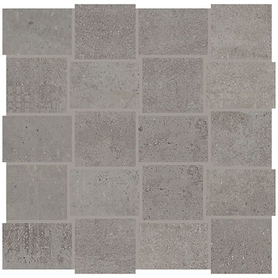 American Olean Union 2 x 3 Modern Weave 12" x 12" Porcelain Mosaic