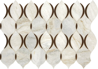 Marazzi Predella Modern Lantern 7.25" x 11.13" Natural Stone Mosaic