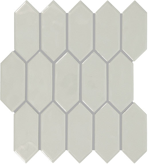 Marazzi Artezen 2 x 5 Picket 11" x 12" Ceramic Mosaic