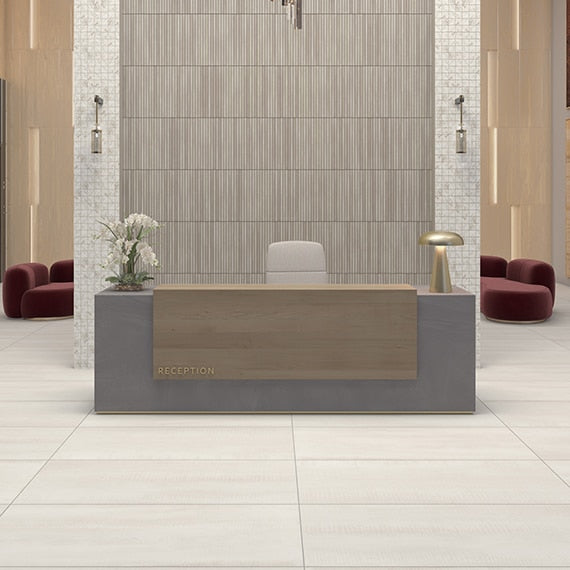 Marazzi Illusionist 1 x 24 Stacked 12" x 24" Porcelain Mosaic