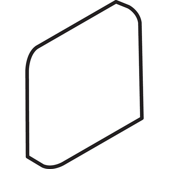 Daltile Color Wheel Classic 2" x 2" Ceramic Radius Bullnose Corner