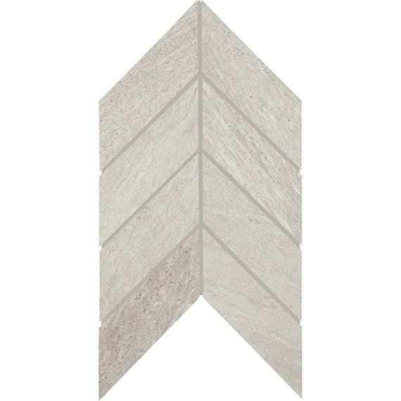 American Olean Montesano 2 x 5 Chevron 7" x 14" Porcelain Mosaic