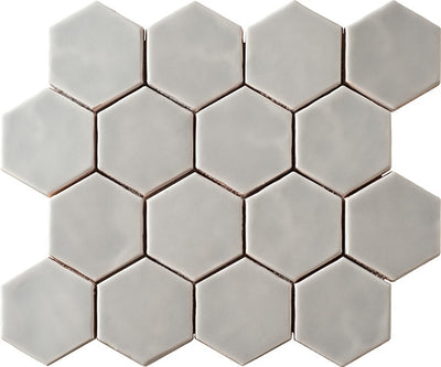 Marazzi Artistic Reflections 3 x 3 Hexagon 12" x 14" Ceramic Mosaic