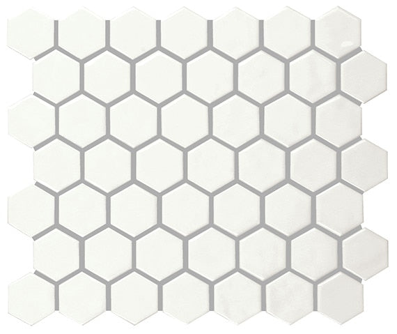 Marazzi Artezen 1.5" Hexagon 10" x 12" Ceramic Mosaic