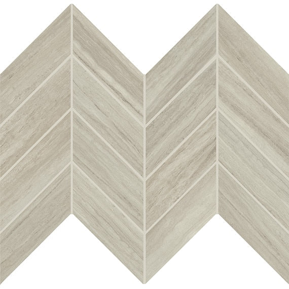 Daltile Articulo 2 x 5 Chevron 12" x 12" Porcelain Mosaic