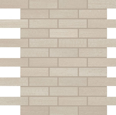 Marazzi Persuade 1 x 3 Brick Joint 12" x 12" Ceramic Mosaic