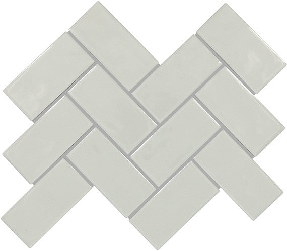 Marazzi Artezen 2 x 4 Herringbone 12" x 14" Ceramic Mosaic