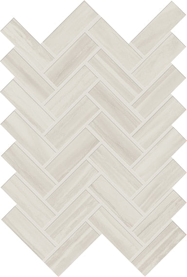 Daltile Prime 1 x 3 Herringbone 9" x 12" Ceramic Mosaic