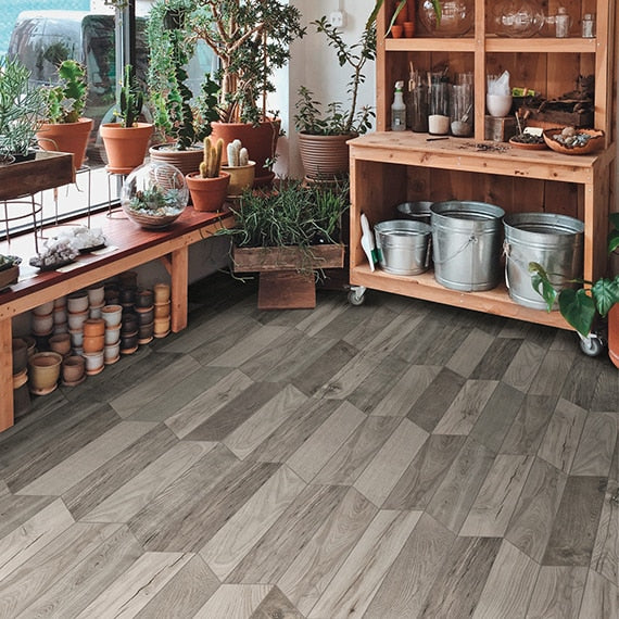 Marazzi Treverksoul Chevron 4" x 21" Porcelain Plank