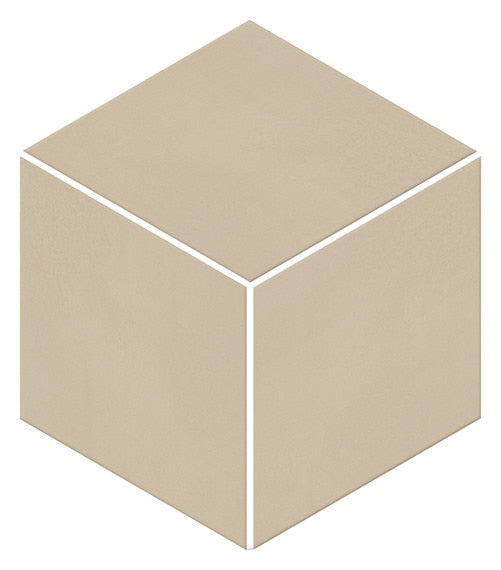 American Olean Neoconcrete 3D Cube 12" x 12" Porcelain Mosaic