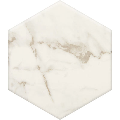 Marazzi Marble Obsession Hex 7.88" x 9.13" Ceramic Tile