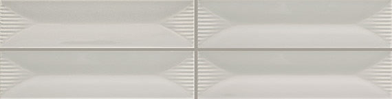 American Olean Color Story Pinstripes Wave Crest 2" x 8" Ceramic Tile