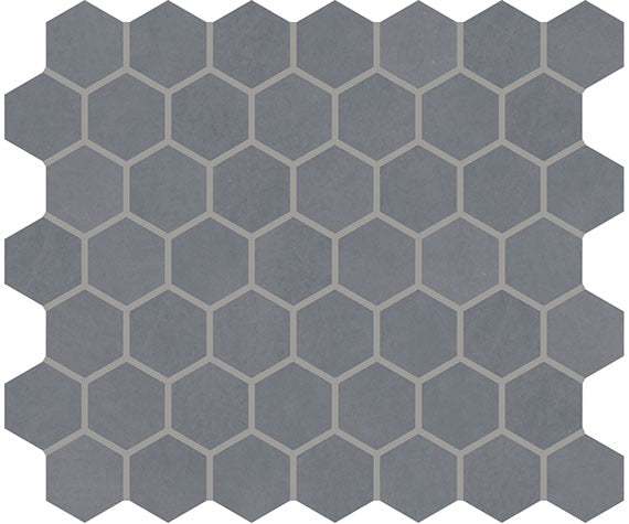 Marazzi Moroccan Concrete 1.5" Hexagon 10" x 12" Ceramic Mosaic