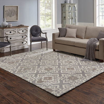 Oriental Weavers Craft 93004 Grey, Sand 10' x 13'