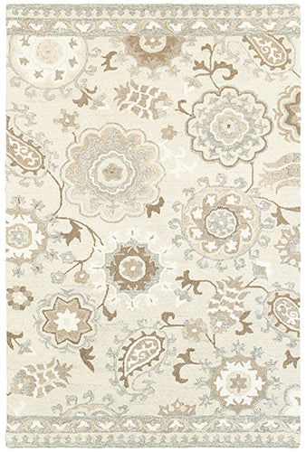 Oriental Weavers Craft 93005 Ivory, Grey