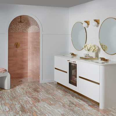 Jeffrey Court Eternal 11.75" x 12" Marble Mosaic
