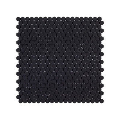 Jeffrey Court The Press Hexagon 12" x 12" Glass Mosaic