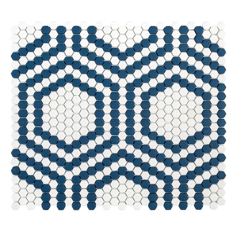 Jeffrey Court The Press Union 13.25" x 15.38" Glass Mosaic