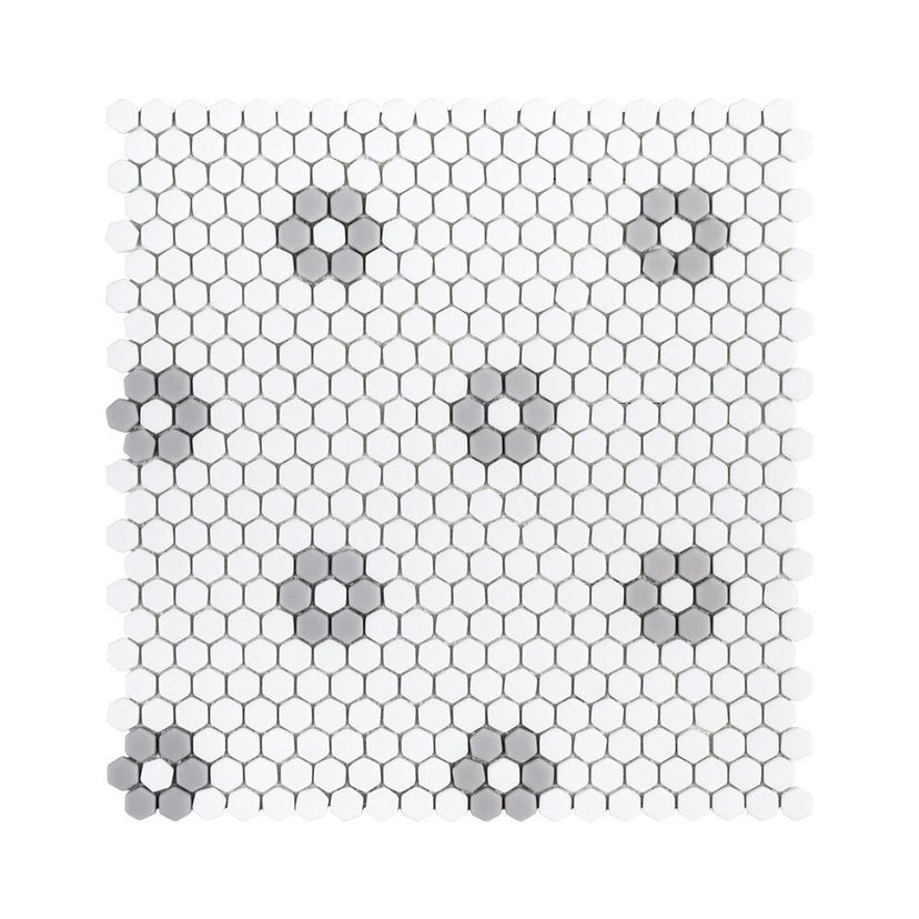 Jeffrey Court The Press Daily 12.63" x 13.25" Glass Mosaic