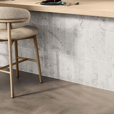 Jeffrey Court Classic Statuario 3" x 12" Marble Tile