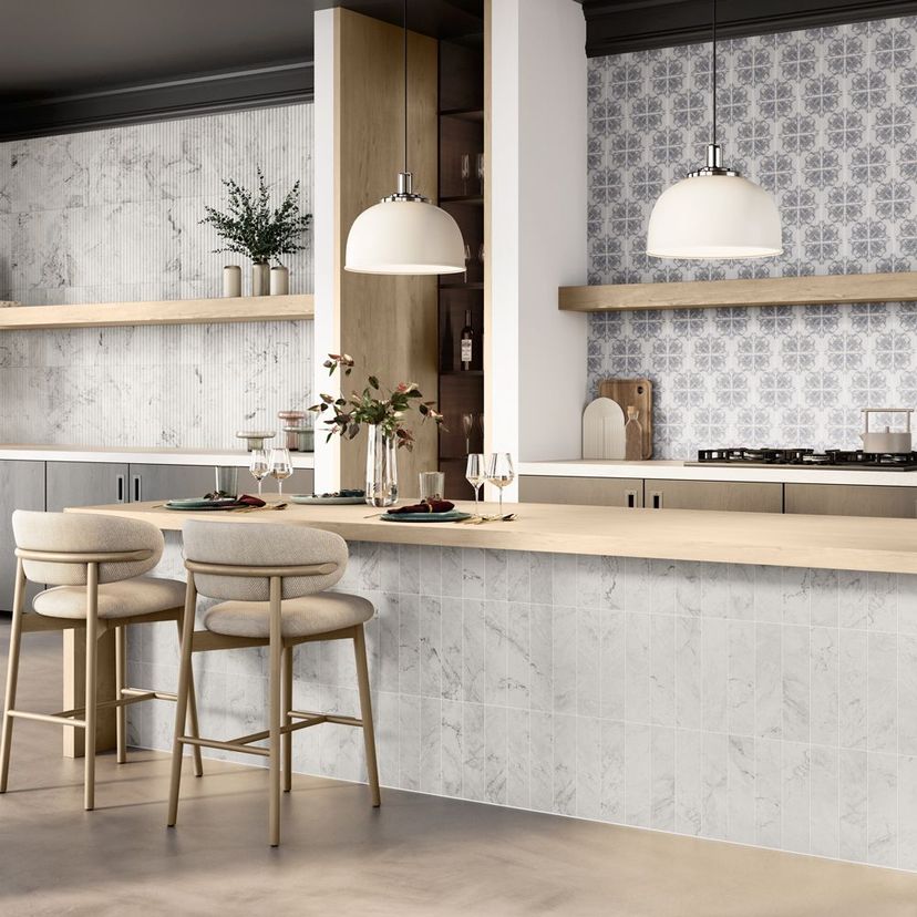 Jeffrey Court Classic Statuario 3" x 12" Marble Tile