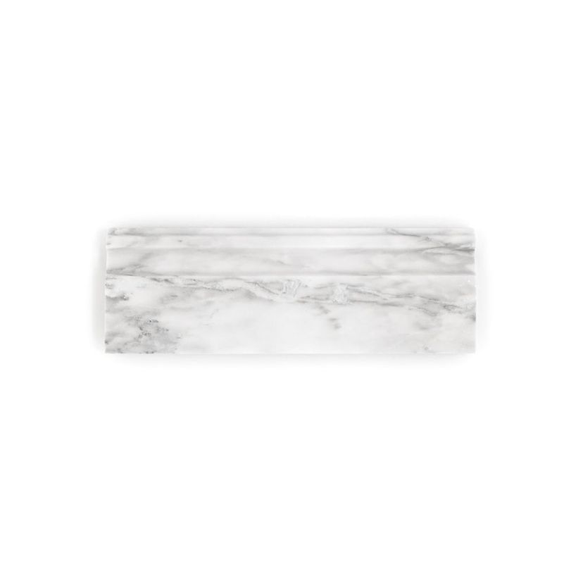 Jeffrey Court Classic Statuario 3.88" x 12" Marble Trim