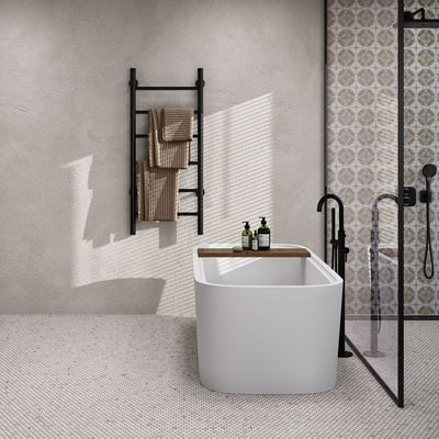 Jeffrey Court Classic Statuario 1" Penny Round 10.88" x 12.38" Marble Mosaic