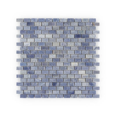 Jeffrey Court Park Place Brick 12" x 12" Marble Mosaic