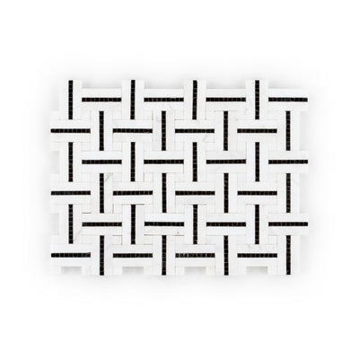 Jeffrey Court Park Place 8.25" x 11" Marble Mosaic