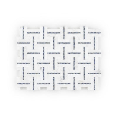 Jeffrey Court Park Place 8.25" x 11" Marble Mosaic