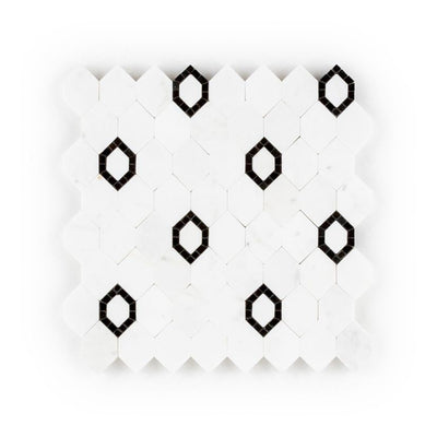 Jeffrey Court Park Place Perry Avenue 8" x 8" Marble Mosaic