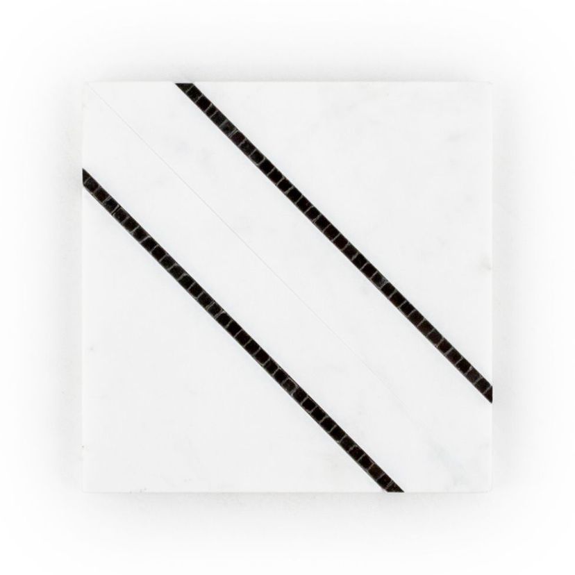 Jeffrey Court Park Place Ferry 6" x 6" Marble Mosaic